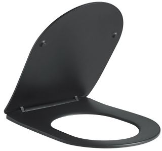 Крышка-сиденье Sintesi SIN-CT-151BM дюропласт микролифт чёрный матовый